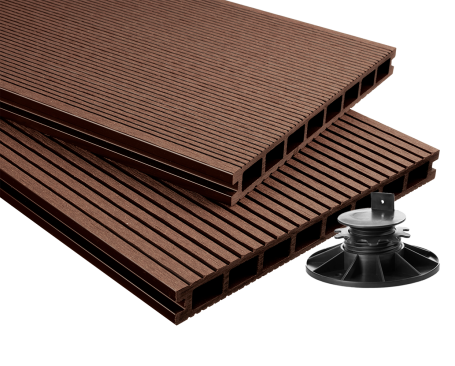 Breitdielen Top-Line XL Komplett Set PLUS - Dunkelbraun